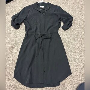 Lou & Grey Black Modal Long Sleeve Dress